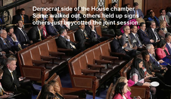 Democrat's antics  in the House chamber demonstrtes their anger
